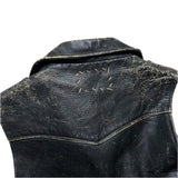 (vintage) R.H. Vintage REMAKE 1950'S～ DOUBLE BREASTED LEATHER BIKER VEST