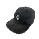 (BORO) 1990'S～ OLD STUSSY NAVY TAG CHANEL LOGO EMBROIDERED BASEBALL CAP