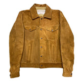 (VINTAGE) 1990'S～ MADE IN USA WESTERN by Schott SUEDE 4 POCKET TRUCKER JACKET