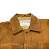 (VINTAGE) 1990'S～ MADE IN USA WESTERN by Schott SUEDE 4 POCKET TRUCKER JACKET