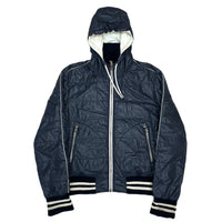 (DESIGNERS) MADE IN ITALY DOLCE & GABBANA PADDED ZIP UP HOODIE