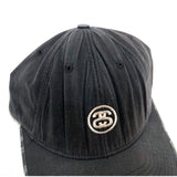 (BORO) 1990'S～ OLD STUSSY NAVY TAG CHANEL LOGO EMBROIDERED BASEBALL CAP