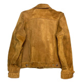 (VINTAGE) 1990'S～ MADE IN USA WESTERN by Schott SUEDE 4 POCKET TRUCKER JACKET