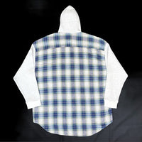 (VINTAGE) 1990'S～ URBAN FRONTIER THERMAL PANELED HOODED FLANNEL SHIRT