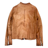 (DESIGNERS) MADE IN JAPAN Sisii WASHABLED SINGLE BREASTED LEATHER BIKER JACKET