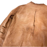 (DESIGNERS) MADE IN JAPAN Sisii WASHABLED SINGLE BREASTED LEATHER BIKER JACKET