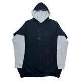 (VINTAGE) 1990'S～ KING SIZE LAYERED STYLE SWEAT X THERMAL PULLOVER HOODIE SWEAT SHIRT