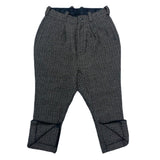 (designers) 2010 MADE IN JAPAN PHENOMENON HERRINGBONE WOOL 1 TUCK THREE QUARTER PANTS