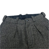 (designers) 2010 MADE IN JAPAN PHENOMENON HERRINGBONE WOOL 1 TUCK THREE QUARTER PANTS