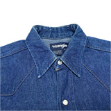 (vintage) 1980'S～ MADE IN USA WRANGLER DENIM WESTERN SHIRT