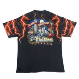 (T-SHIRT) 1990'S～ MADE IN USA HARLEY DAVIDSON THUNDER LIGHTNING DOUBLE SIDED PRINT T-SHIRT