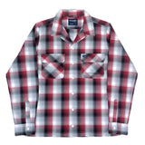 (VINTAGE) 2000'S～ WRANGLER SHADOW PLAID LOOP COLLAR BOX SHIRT