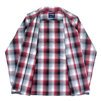 (VINTAGE) 2000'S～ WRANGLER SHADOW PLAID LOOP COLLAR BOX SHIRT