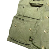 (vintage) 1990'S～ WILLIS & GEIGER STAND UP COLLAR HUNTING VEST WITH 13 POCKETS