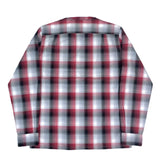(VINTAGE) 2000'S～ WRANGLER SHADOW PLAID LOOP COLLAR BOX SHIRT