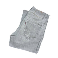 (VINTAGE) 1986 Levi's 509-2730 STRIPED GRAY DENIM PANTS