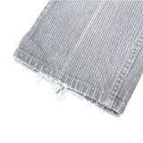 (VINTAGE) 1986 Levi's 509-2730 STRIPED GRAY DENIM PANTS