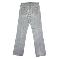 (VINTAGE) 1986 Levi's 509-2730 STRIPED GRAY DENIM PANTS