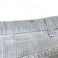 (VINTAGE) 1986 Levi's 509-2730 STRIPED GRAY DENIM PANTS