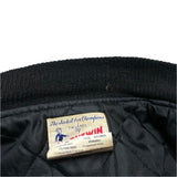 (VINTAGE) 1960'S～ MADE IN USA BUTWIN SLEEVE LEATHER PLAIN VARSITY JACKET