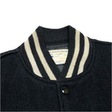 (VINTAGE) 1960'S～ MADE IN USA BUTWIN SLEEVE LEATHER PLAIN VARSITY JACKET