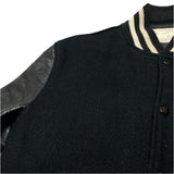 (VINTAGE) 1960'S～ MADE IN USA BUTWIN SLEEVE LEATHER PLAIN VARSITY JACKET