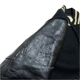 (VINTAGE) 1960'S～ MADE IN USA BUTWIN SLEEVE LEATHER PLAIN VARSITY JACKET