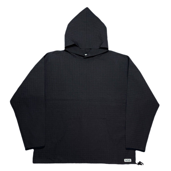 (VINTAGE) 1990'S～ MADE IN USA NINE LATTICE PATTERN NYLON PULLOVER HOODIE