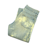 (DESIGNERS) 1998 MADE IN ITALY HELMUT LANG BLEACHED 5 POCKET DENIM PANTS