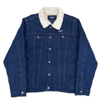 (VINTAGE) 2022 PATAGONIA DENIM SHERPA JACKET WITH 4 POCKET FA22