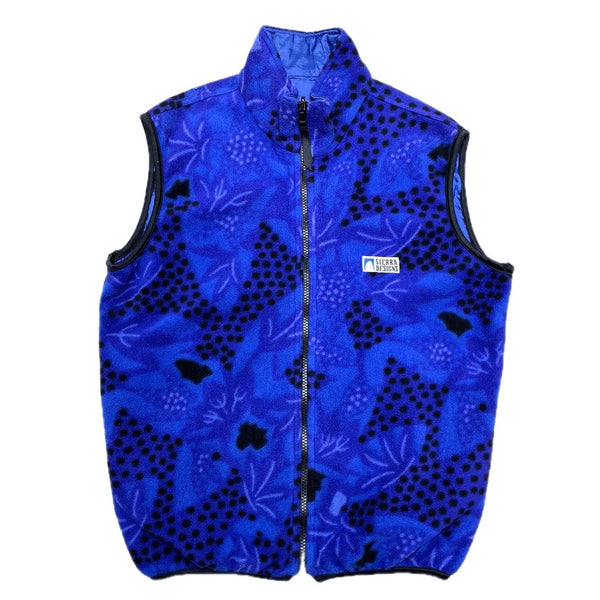 (VINTAGE) 1990'S～ MADE IN CANADA SIERRA DESIGNS FLEECE X NYLON REVERSIBLE VEST
