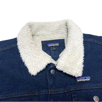 (VINTAGE) 2022 PATAGONIA DENIM SHERPA JACKET WITH 4 POCKET FA22