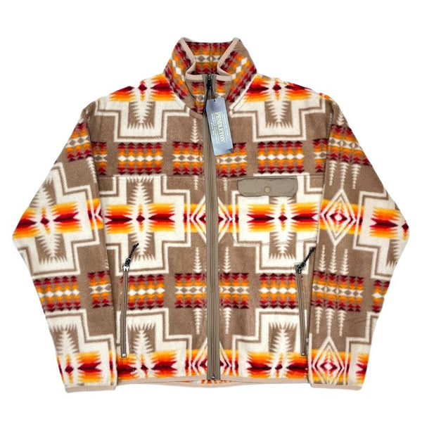 (VINTAGE) NEW 2000'S～ PENDLETON NATIVE PATTERN FLEECE JACKET