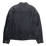 (VINTAGE) 1980'S～ Levi's 75505-0259 2 POCKET YARN DYED BLACK DENIM TRUCKER JACKET