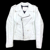 (VINTAGE) 1990'S～ MADE IN USA BRANDED GARMENTS DOUBLE BREASTED LEATHER BIKER JACKET
