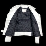 (VINTAGE) 1990'S～ MADE IN USA BRANDED GARMENTS DOUBLE BREASTED LEATHER BIKER JACKET