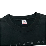 (t-shirt) 1993 MADE IN USA FRANK LLOYD WRIGHT PRINT T-SHIRT