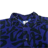 (designers) 2017 MADE IN JAPAN SASQUATCH FABRIX JAPANESE SCRIPT TOTAL PATTERN PRINT STAND UP COLLAR SHIRT
