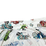 (designers) 1990'S～ MADE IN JAPAN Karl Helmut VESPA PATTERN ALL OVER PRINT LOOP COLLAR SHORT SLEEVE BOX SHIRT