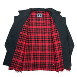(designers) HEX ANTISTYLE 2WAY DESIGN DOUBLE BREASTED COTTON BIKER JACKET