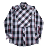 (vintage) 1980'S～ SHEEPLERS PLAID PATTERN BIB FRONT SHIRT