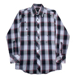 (vintage) 1980'S～ SHEEPLERS PLAID PATTERN BIB FRONT SHIRT