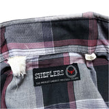 (vintage) 1980'S～ SHEEPLERS PLAID PATTERN BIB FRONT SHIRT