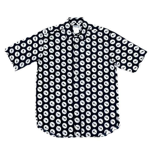 (DESIGNERS) 2000'S～ MADE IN JAPAN agnes b. homme ➡PATTERN TOTAL PATTERN PRINT SHORT SLEEVE SHIRT