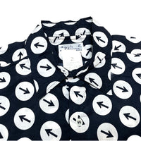 (DESIGNERS) 2000'S～ MADE IN JAPAN agnes b. homme ➡PATTERN TOTAL PATTERN PRINT SHORT SLEEVE SHIRT