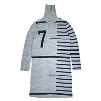(DESIGNERS) 2000'S～ Jean Paul GAULTIER MEASURE PATTERN LONG LENGTH TURTLENECK KNIT
