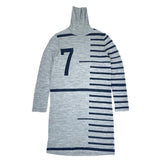 (DESIGNERS) 2000'S～ Jean Paul GAULTIER MEASURE PATTERN LONG LENGTH TURTLENECK KNIT