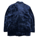 (DESIGNERS) 1990'S～ A.T ATSURO TAYAMA PAISLEY PATTERN THICK VELOUR DOUBLE BREASTED BLAZER JACKET