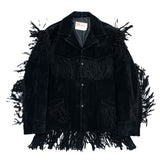 (VINTAGE) 1970'S～ MADE IN USA Excelled SUEDE FRINGE JACKET