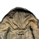 (DESIGNERS) MADE IN JAPAN CHRISTIAN PEAU WASHED LEATHER ZIP UP HOODIE